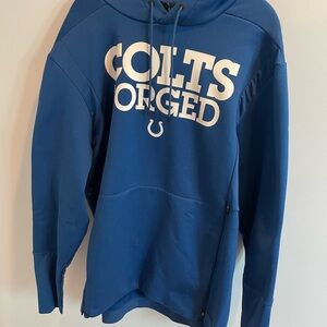 Colts NFL On field Apparel Heavy Weight Hoody Sz XL